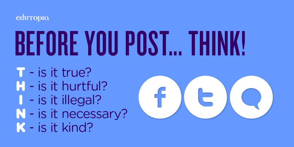 THINK before you post | Parent@Help LIBRARY 1.1